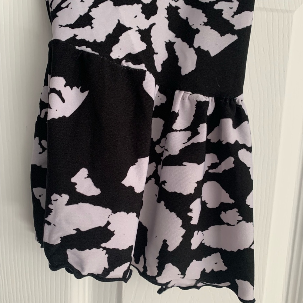 Violet + Claire Womens White Black Pullover Keyhole Design 3/4 Sleeve Size L - Picture 3 of 5